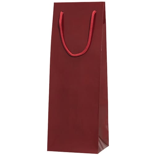 HEIKO 手提げ紙袋 ブライトバッグ ワインLL