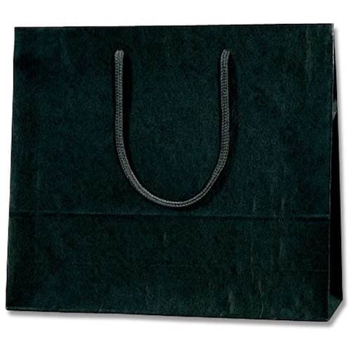 HEIKO 手提げ紙袋 カラーチャームバッグ 黒