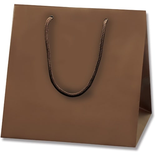 HEIKO 手提げ紙袋 ブライトバッグ チョコブラ