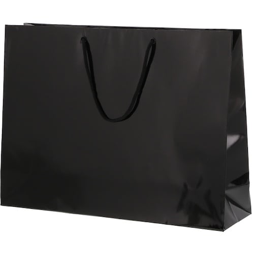 HEIKO 手提げ紙袋 ブライトバッグ 黒 Y2