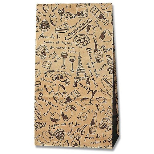 HEIKO 角底袋 未晒ブランチ No.4 100