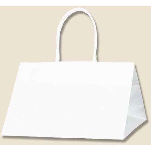 HEIKO 手提げ紙袋 Pスムースバッグ 白無地