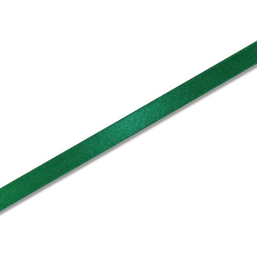 HEIKO シングルサテンリボン Xグリーン 12