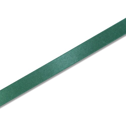 HEIKO シングルサテンリボン グリーン 18×