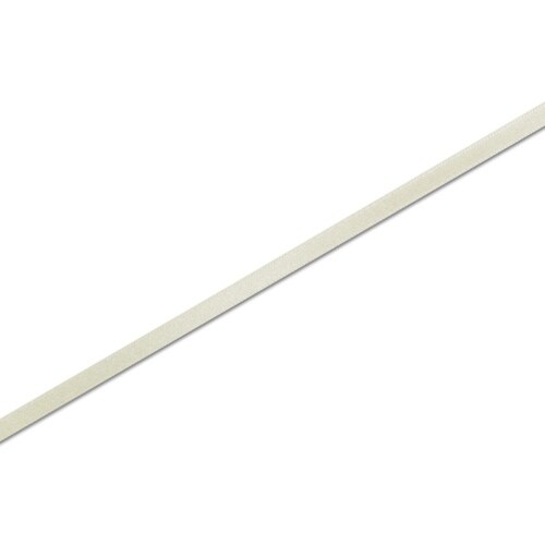 HEIKO シングルサテンリボン ベージュ 6×2