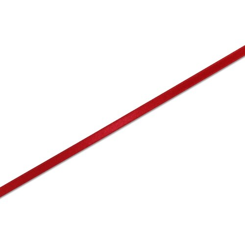 HEIKO シングルサテンリボン Xアカ 6×20