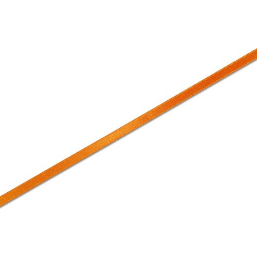 HEIKO シングルサテンリボン オレンジ 6×2