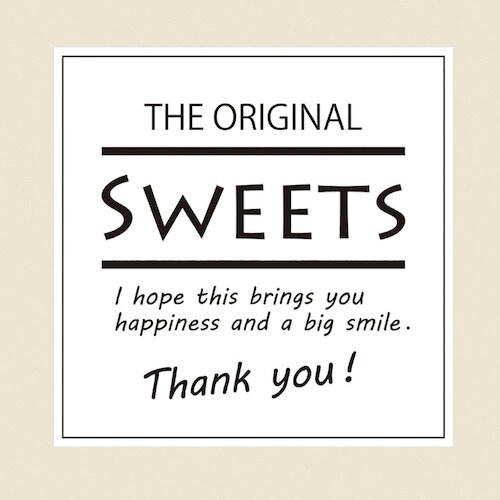 HEIKO ギフトシール Sweets スクエアホ