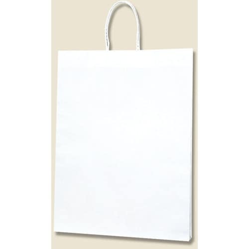 HEIKO 手提げ紙袋 Pスムースバッグ 白無地