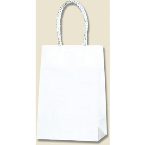 HEIKO 手提げ紙袋 スムースバッグ 白無地 1