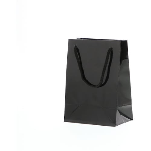 HEIKO 手提げ紙袋 ブライトバッグ 黒 T−4