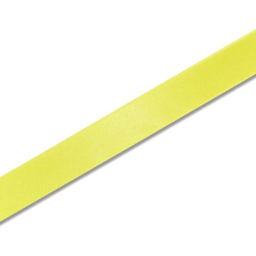 HEIKO シングルサテンリボン キイロ 24×2