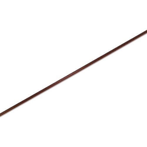 HEIKO シングルサテンリボン ココア 3×20