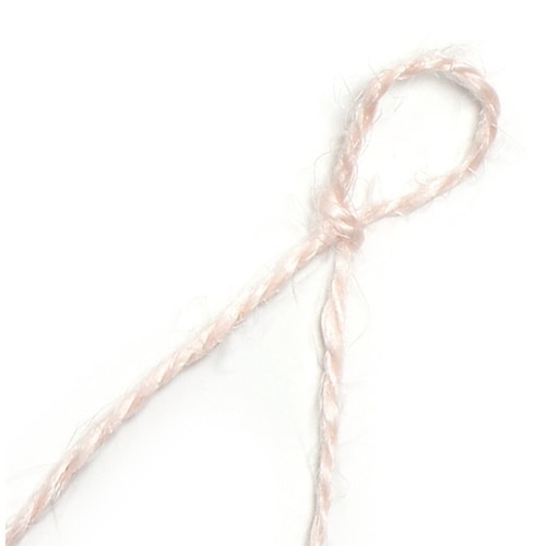 HEIKO カラー麻紐 20m巻 ピーチピンク