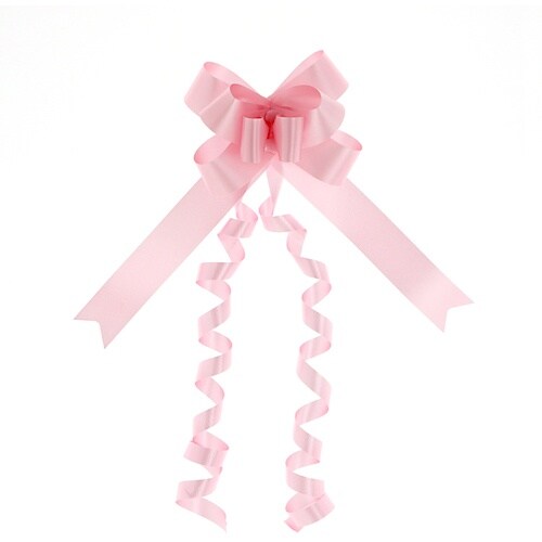 HEIKO リボンボウ ピンク 22mm巾 50本