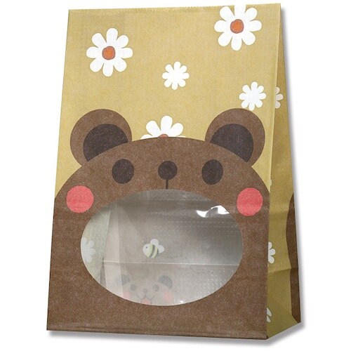 HEIKO 角底袋 パックンバッグ クマ S1F