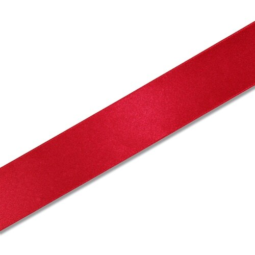 HEIKO シングルサテンリボン アカ 36×20