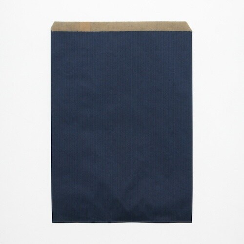 HEIKO 平袋 柄小袋 Rタイプ 筋入無地 紺