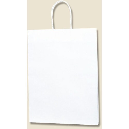 HEIKO 手提げ紙袋 Pスムースバッグ 白無地