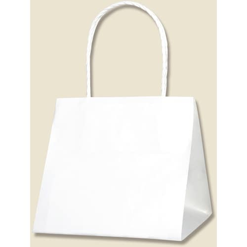 HEIKO 手提げ紙袋 Pスムースバッグ 白無地