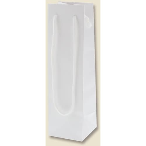 HEIKO 手提げ紙袋 ボトルバッグ 8−8 白無