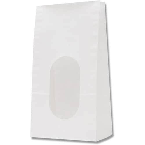 HEIKO 窓付き角底袋 No.6 白無地 50枚