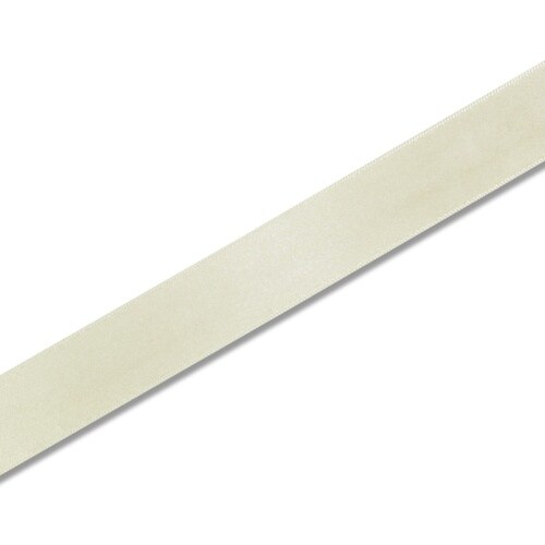 HEIKO シングルサテンリボン ベージュ 24×