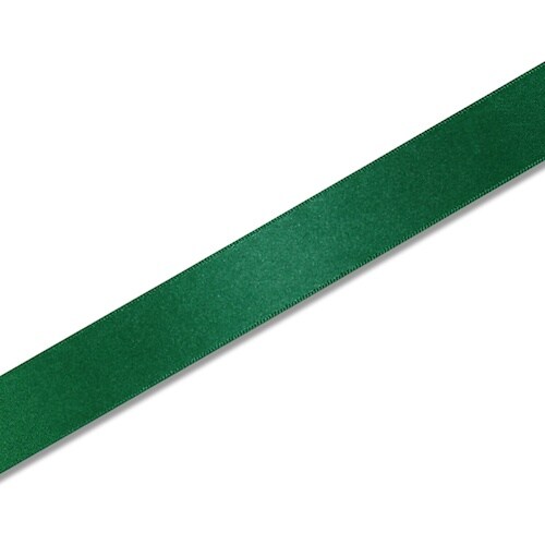 HEIKO シングルサテンリボン Xグリーン 24