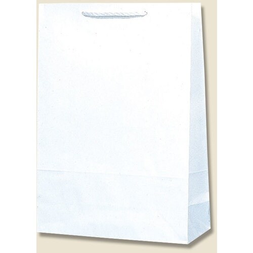 HEIKO 手提げ紙袋 T型チャームバッグ 白無地