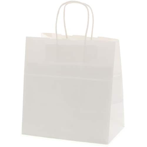 HEIKO 手提げ紙袋 25チャームバッグ 白無地
