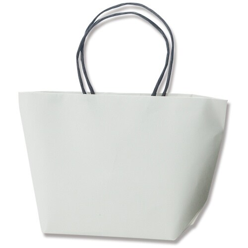 HEIKO 手提げ紙袋 プチバッグ 白無地 F9−