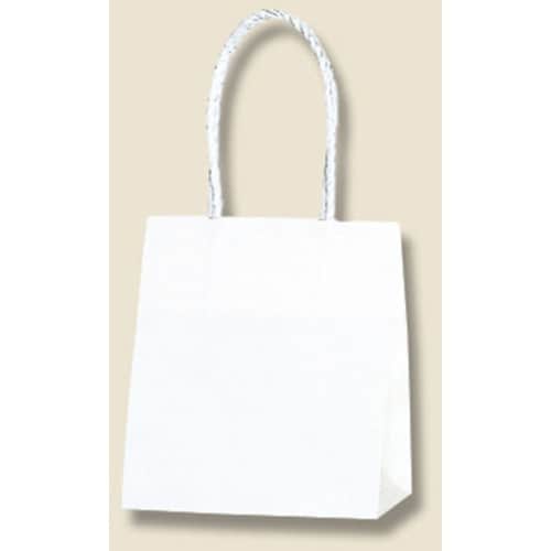 HEIKO 手提げ紙袋 スムースバッグ 白無地 1