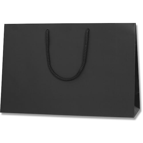HEIKO 手提げ紙袋 ブライトバッグ 黒(MT)