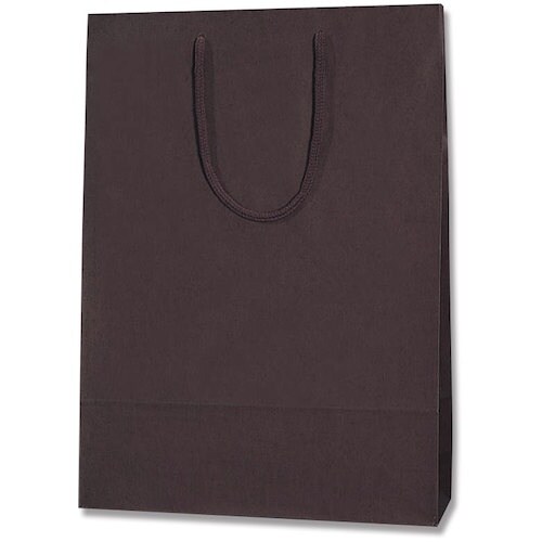 HEIKO 手提げ紙袋 カラーチャームバッグ ブラ