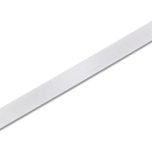 HEIKO シングルサテンリボン シロ 18×20