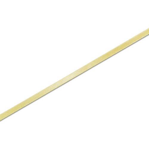 HEIKO シングルサテンリボン アイボリー 6×