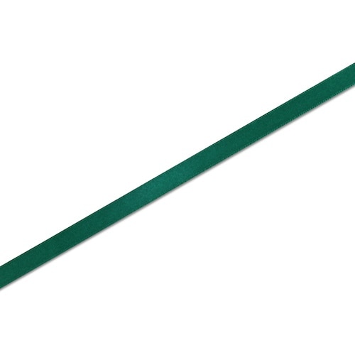 HEIKO シングルサテンリボン Xグリーン 9×
