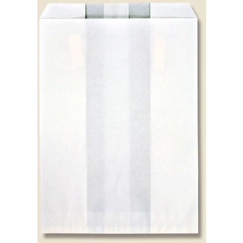 HEIKO 食品袋 耐油ガゼットパック 白無地 大