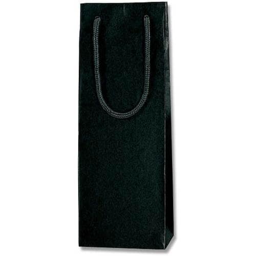 HEIKO 手提げ紙袋 カラーチャームバッグ 黒