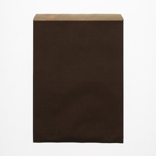 HEIKO 平袋 柄小袋 Rタイプ 筋入無地 焦茶