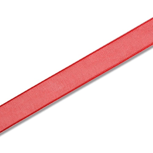 HEIKO Fオーガンジーリボン アカ 24×30