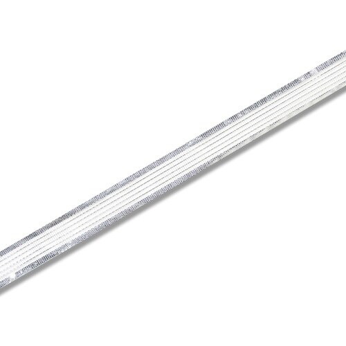 HEIKO シースルーリボン シルバー 18×30