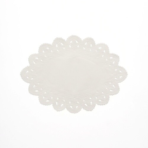 スワン レースペーパー 白 小判型 10号 100