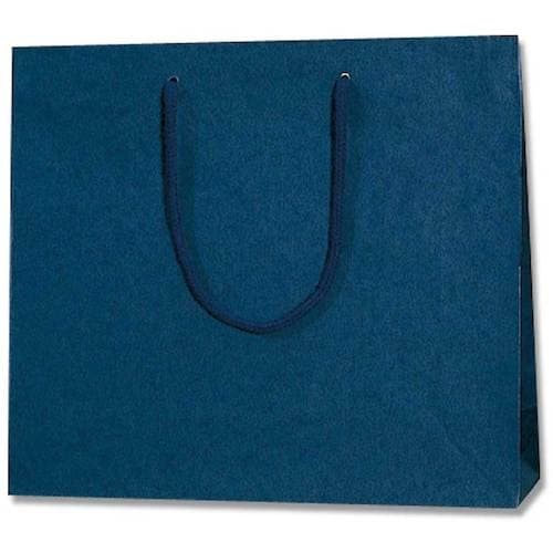 HEIKO 手提げ紙袋 カラーチャームバッグ 紺