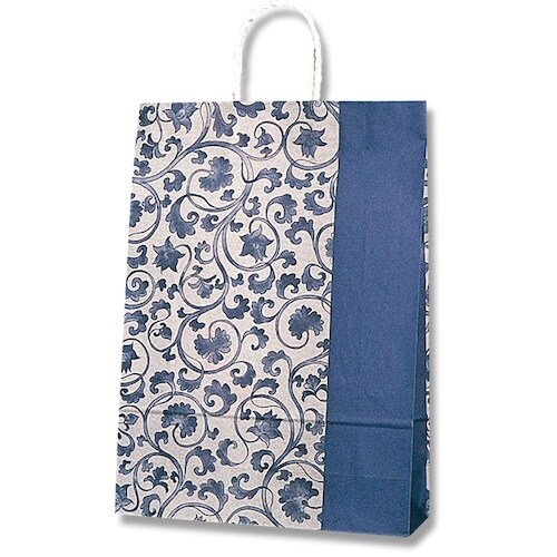 HEIKO 手提げ紙袋 スムースバッグ 2才 藍染