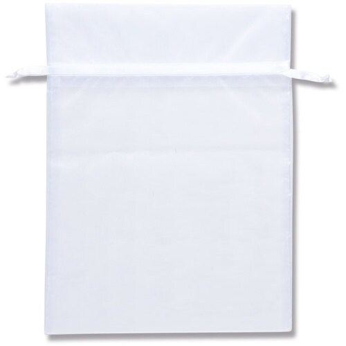 HEIKO ギフト巾着袋 オーガンジーバッグ ホワ