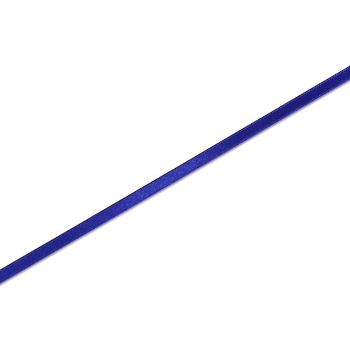 HEIKO シングルサテンリボン アオ 6×20