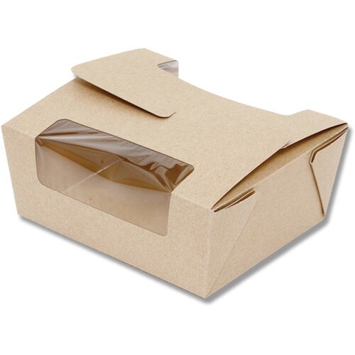 HEIKO 窓付フードボックス クラフト L 20