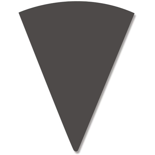 HEIKO ワッフルコーンスリーブ 無地 ブラック