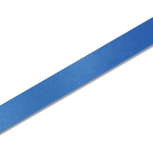 HEIKO シングルサテンリボン Rブルー 24×